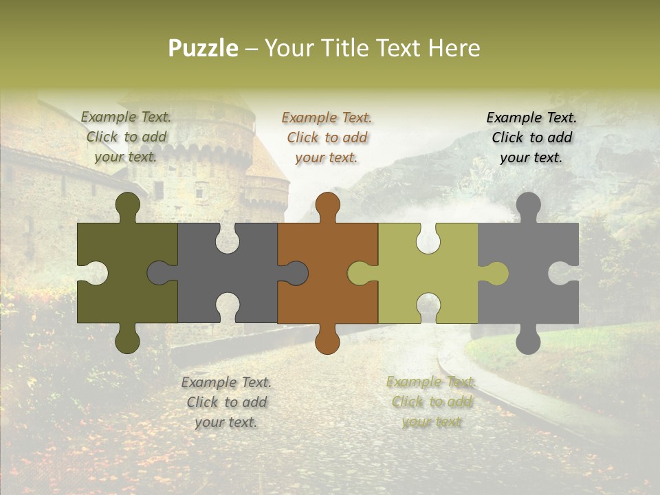 Autumn Scenery Old PowerPoint Template