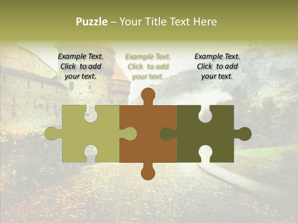 Autumn Scenery Old PowerPoint Template