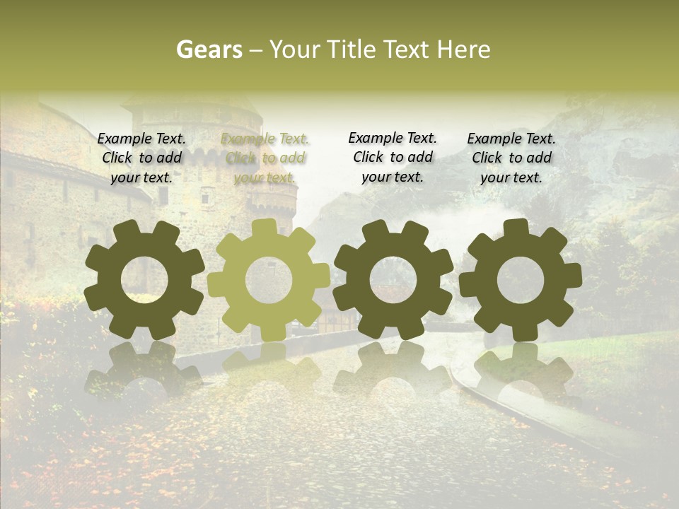 Autumn Scenery Old PowerPoint Template