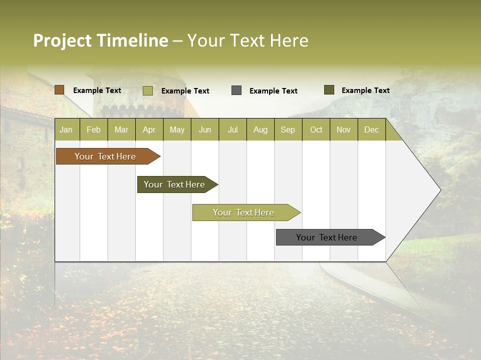 Autumn Scenery Old PowerPoint Template