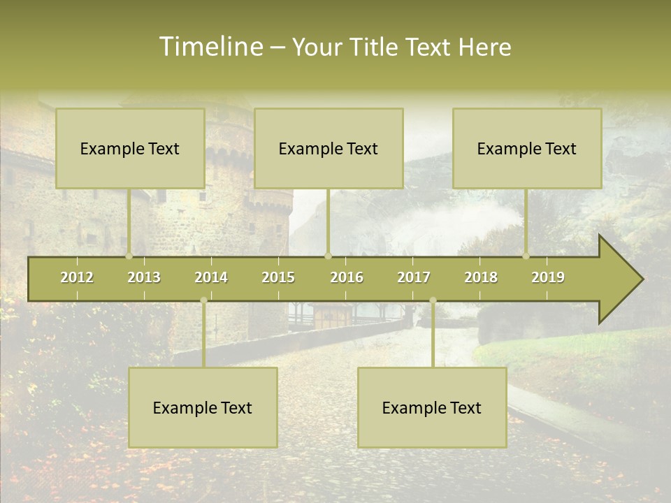 Autumn Scenery Old PowerPoint Template