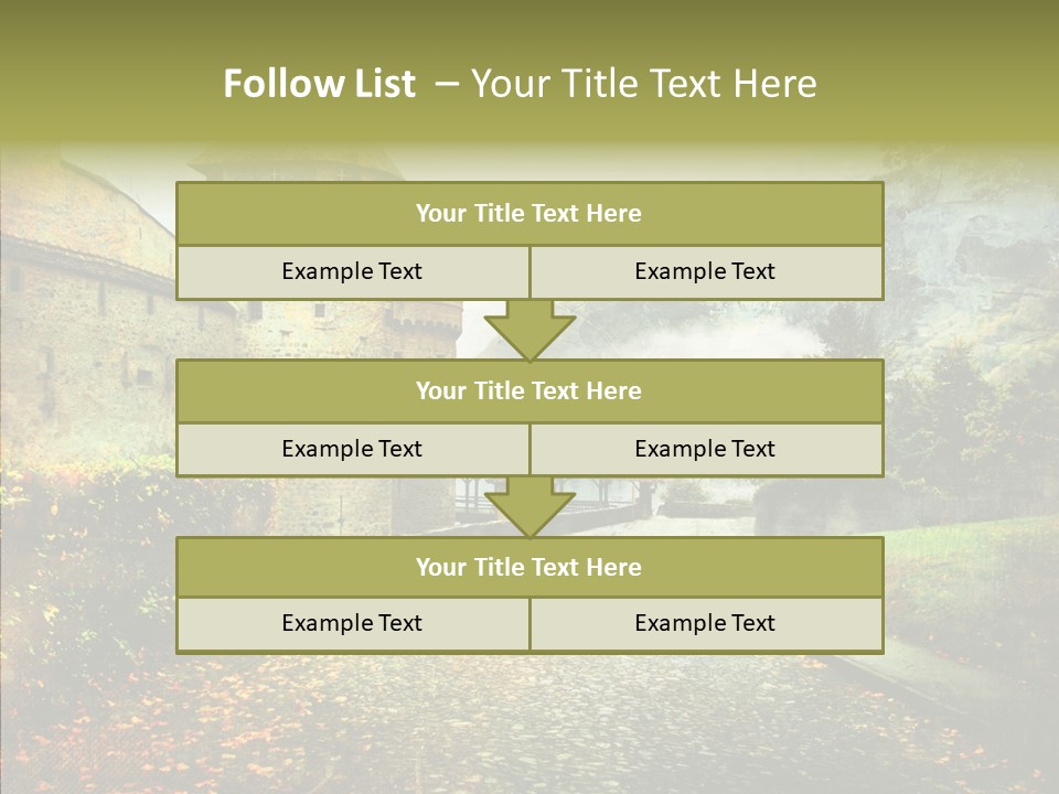 Autumn Scenery Old PowerPoint Template