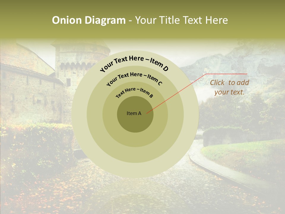 Autumn Scenery Old PowerPoint Template