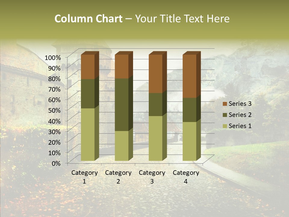 Autumn Scenery Old PowerPoint Template