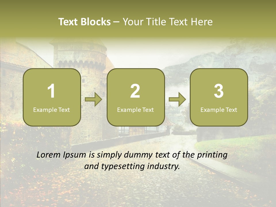 Autumn Scenery Old PowerPoint Template