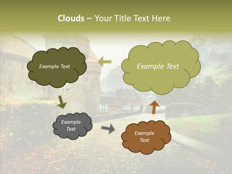 Autumn Scenery Old PowerPoint Template