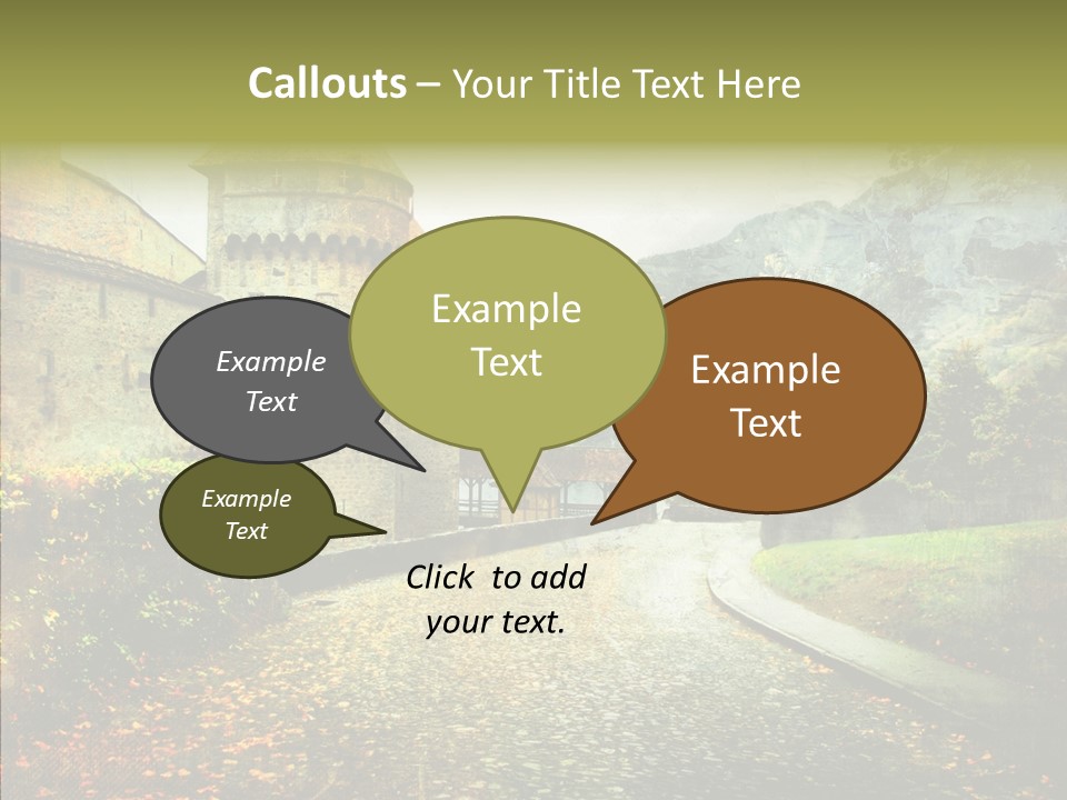 Autumn Scenery Old PowerPoint Template