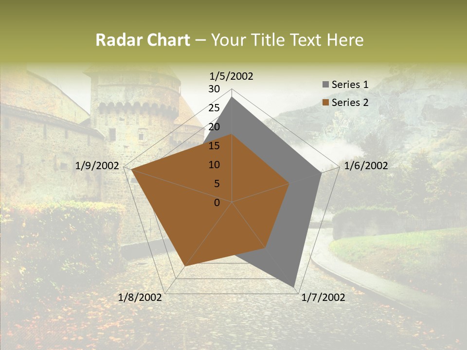 Autumn Scenery Old PowerPoint Template