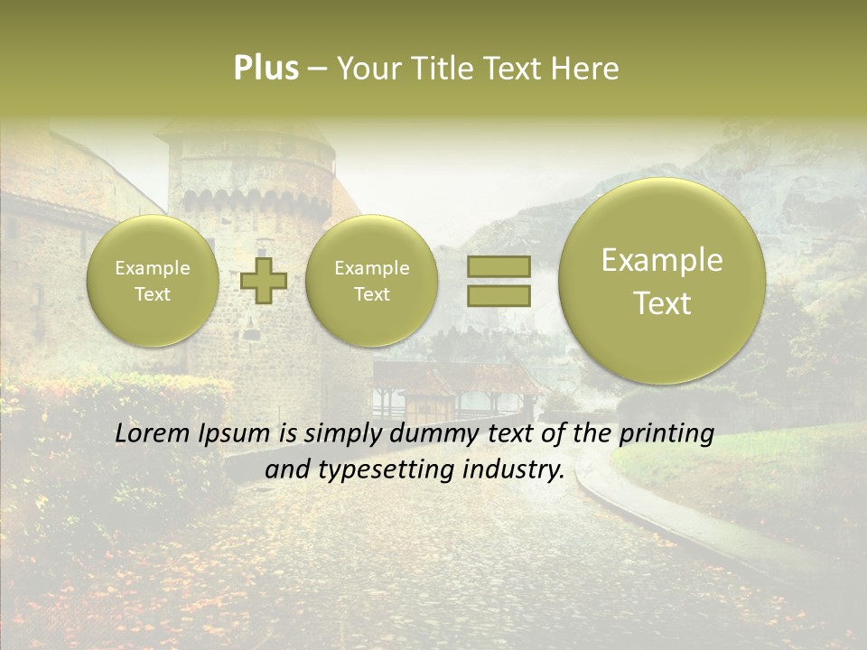 Autumn Scenery Old PowerPoint Template