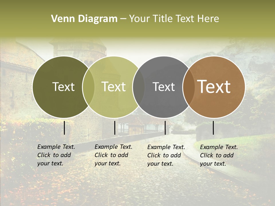 Autumn Scenery Old PowerPoint Template