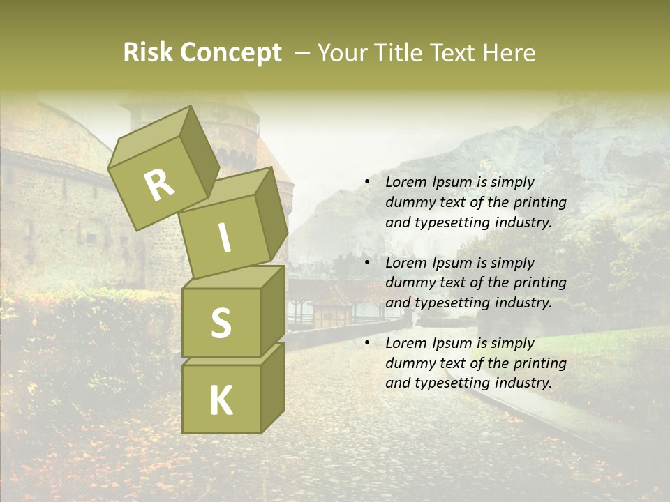 Autumn Scenery Old PowerPoint Template