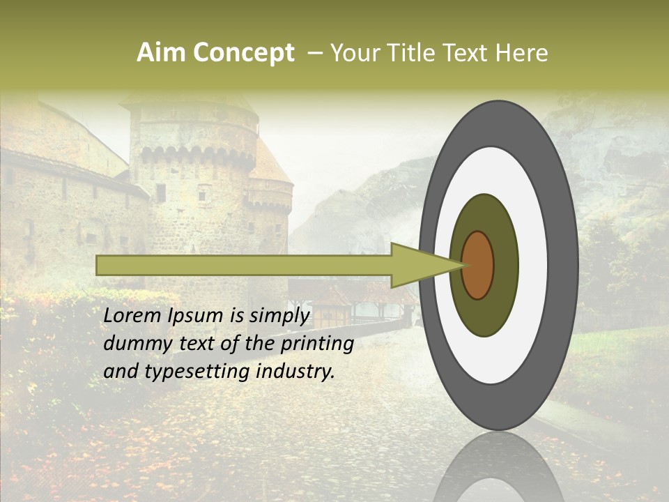 Autumn Scenery Old PowerPoint Template