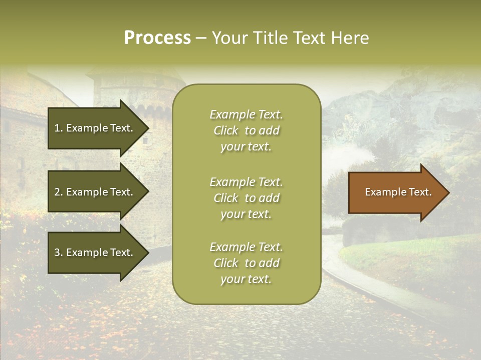 Autumn Scenery Old PowerPoint Template