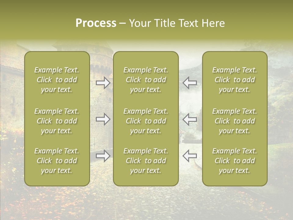 Autumn Scenery Old PowerPoint Template