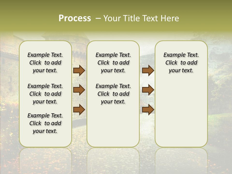 Autumn Scenery Old PowerPoint Template