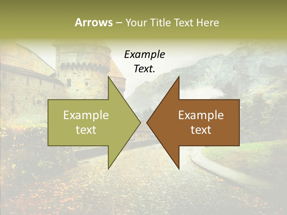 Autumn Scenery Old PowerPoint Template