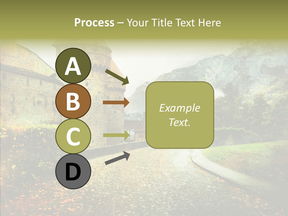 Autumn Scenery Old PowerPoint Template