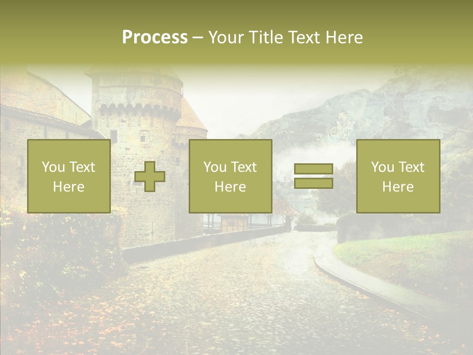 Autumn Scenery Old PowerPoint Template