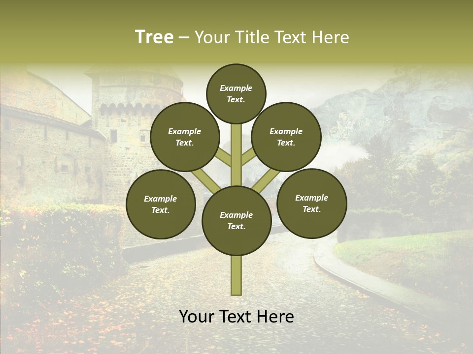 Autumn Scenery Old PowerPoint Template