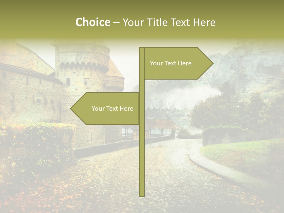 Autumn Scenery Old PowerPoint Template