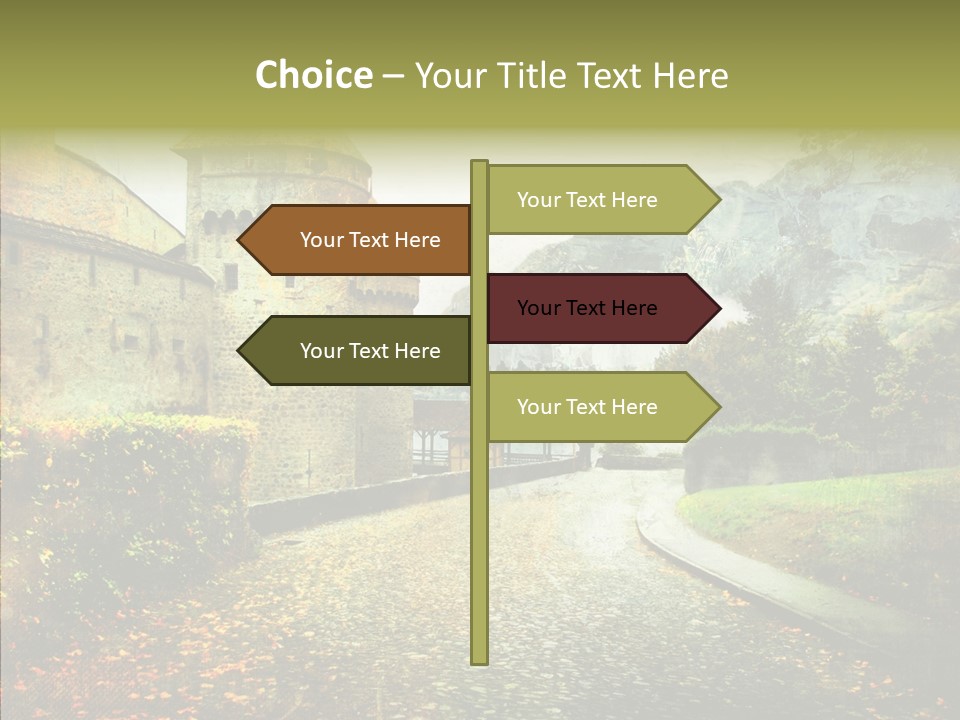 Autumn Scenery Old PowerPoint Template