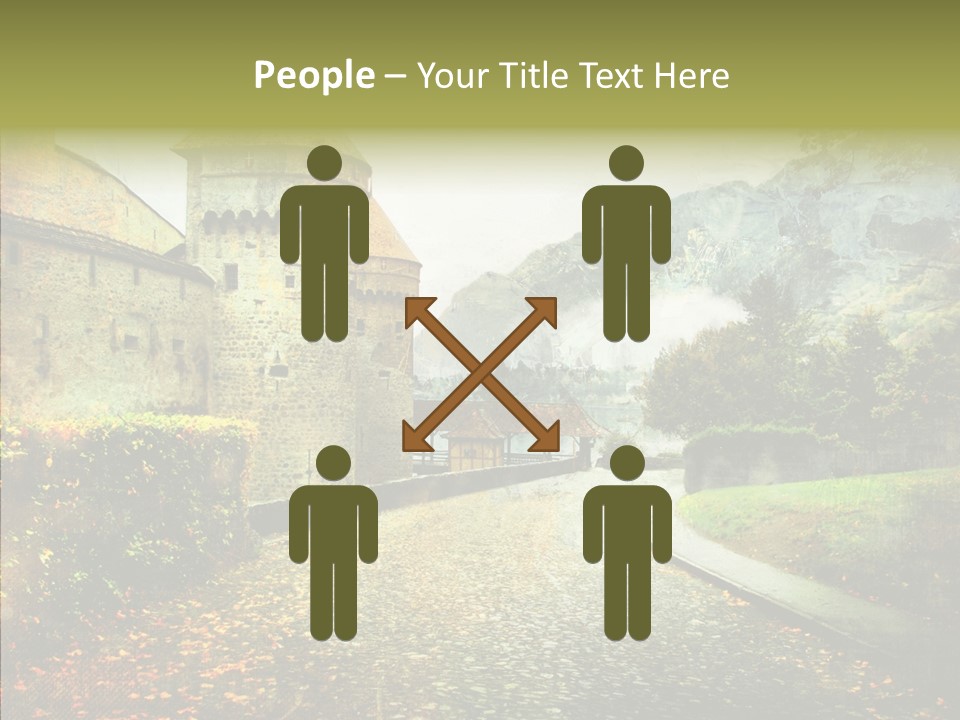 Autumn Scenery Old PowerPoint Template