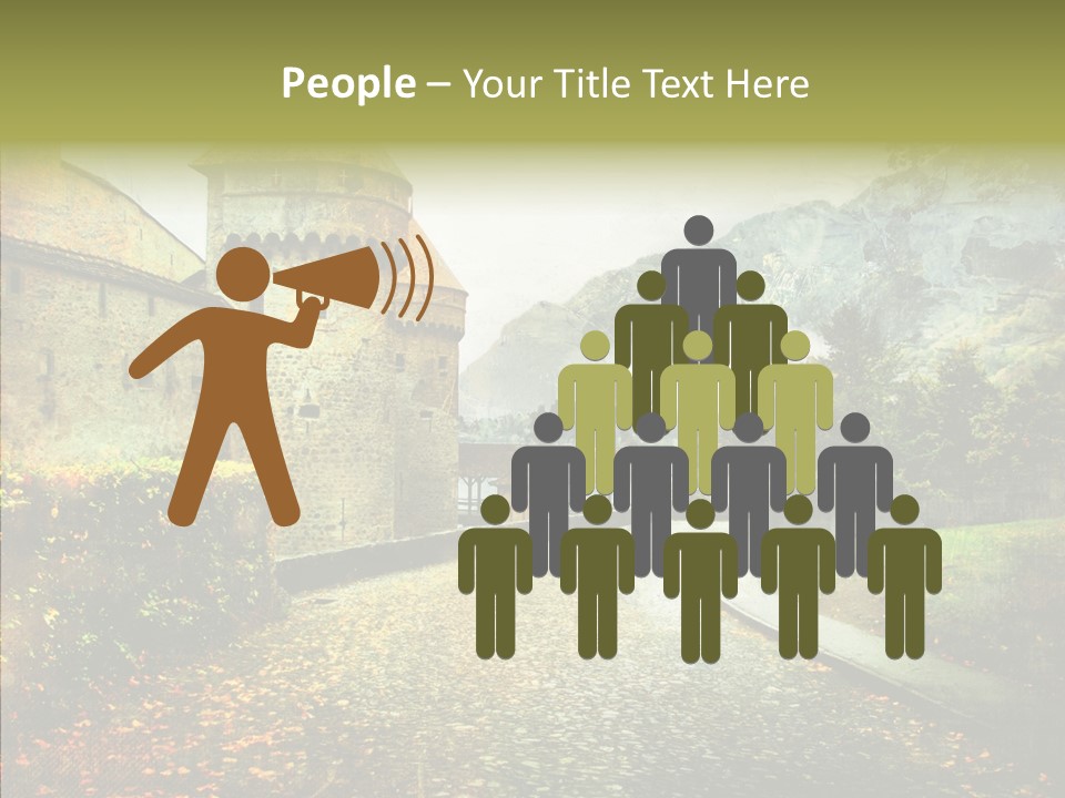 Autumn Scenery Old PowerPoint Template