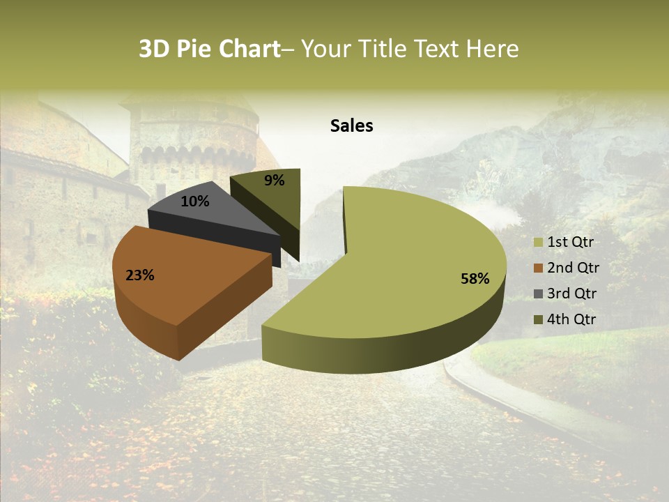 Autumn Scenery Old PowerPoint Template