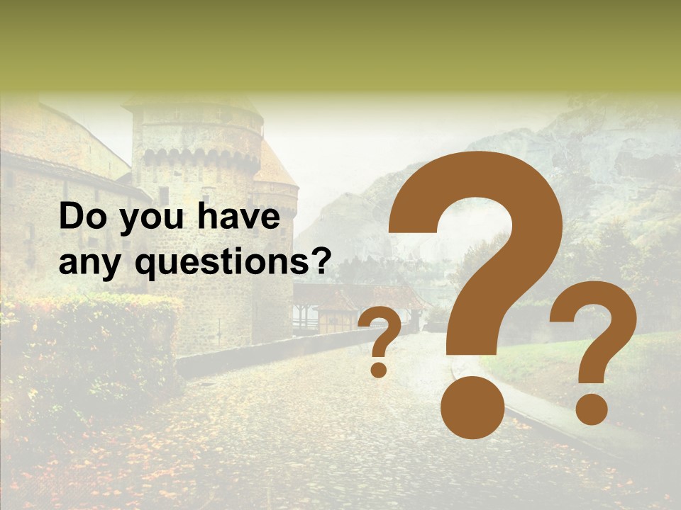 Autumn Scenery Old PowerPoint Template