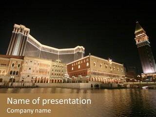 Venetian Room Hong PowerPoint Template