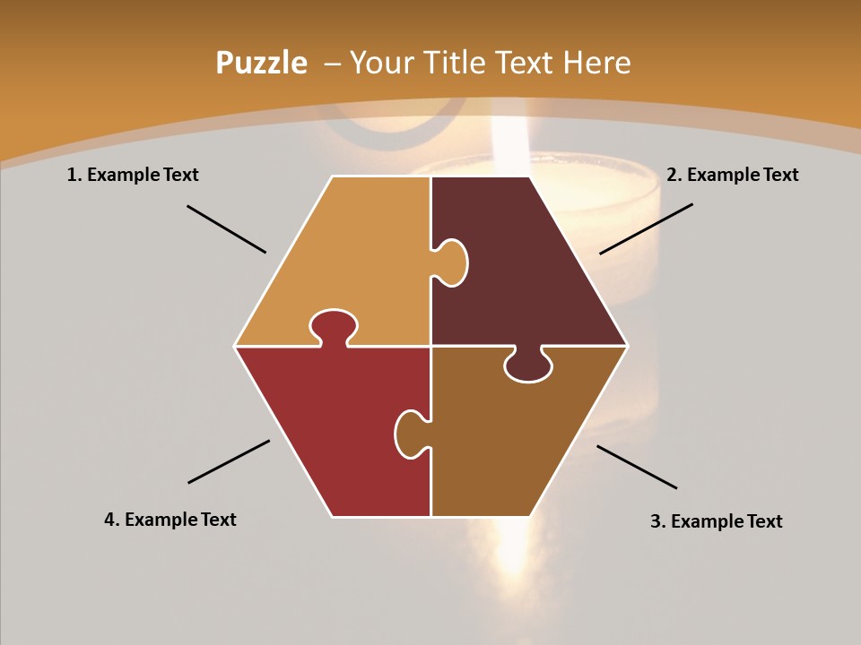 Singing Musician Lights PowerPoint Template