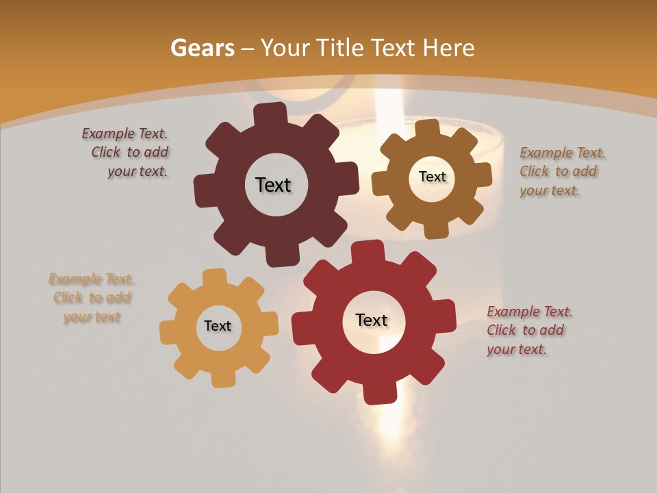 Singing Musician Lights PowerPoint Template