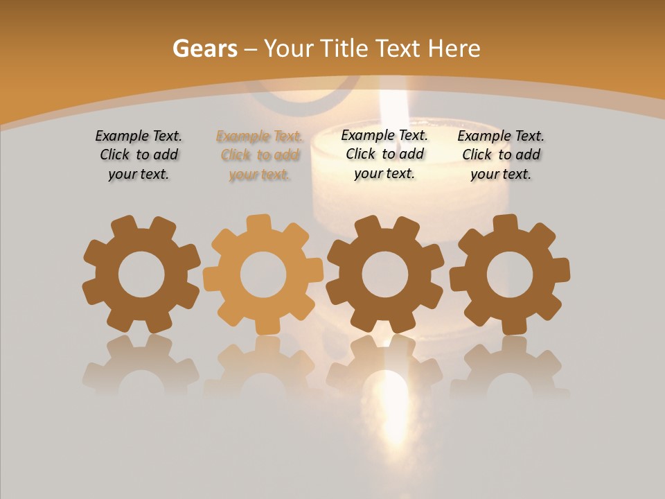 Singing Musician Lights PowerPoint Template