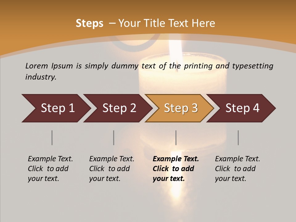 Singing Musician Lights PowerPoint Template