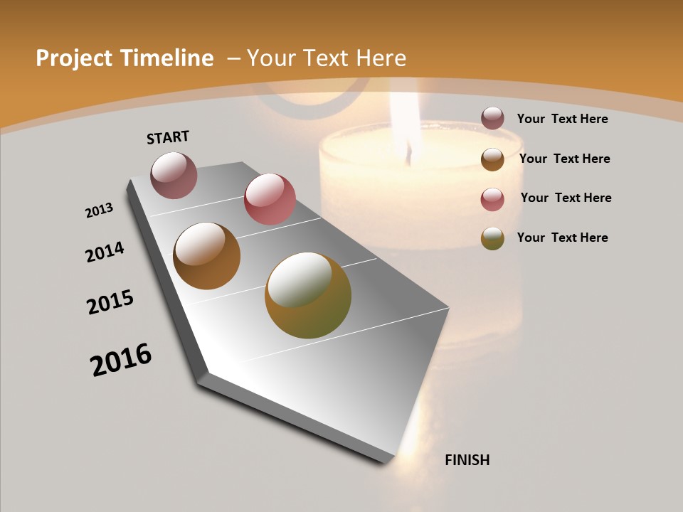 Singing Musician Lights PowerPoint Template