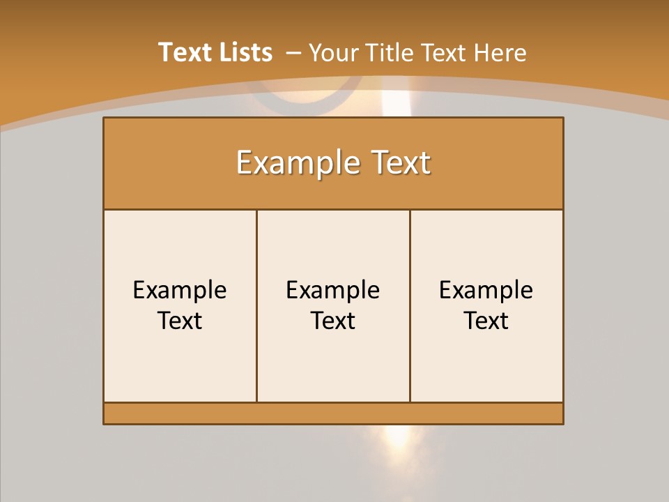 Singing Musician Lights PowerPoint Template