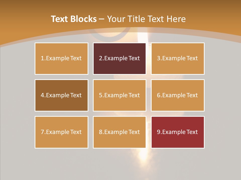 Singing Musician Lights PowerPoint Template