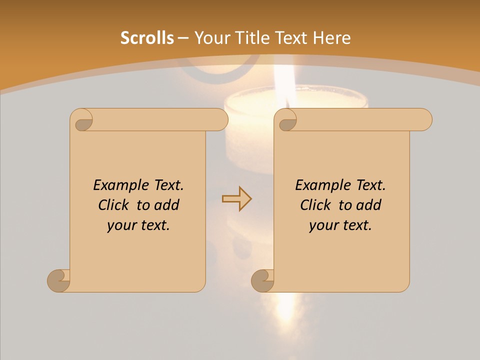 Singing Musician Lights PowerPoint Template