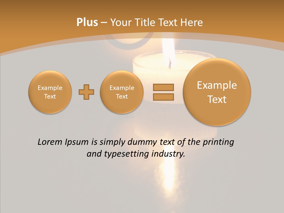 Singing Musician Lights PowerPoint Template