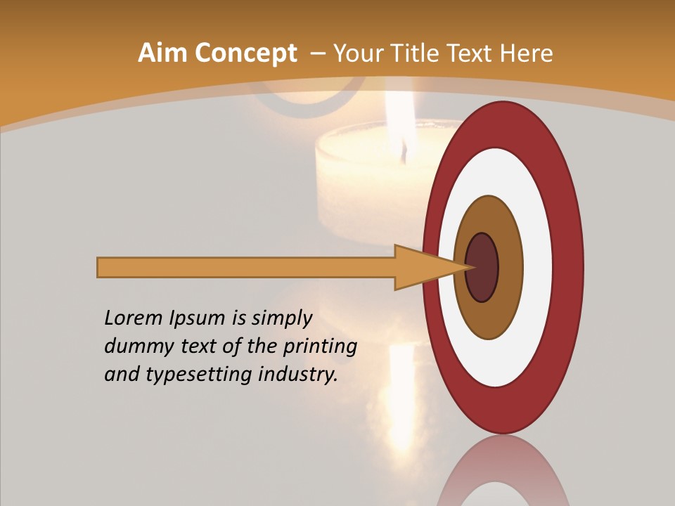 Singing Musician Lights PowerPoint Template