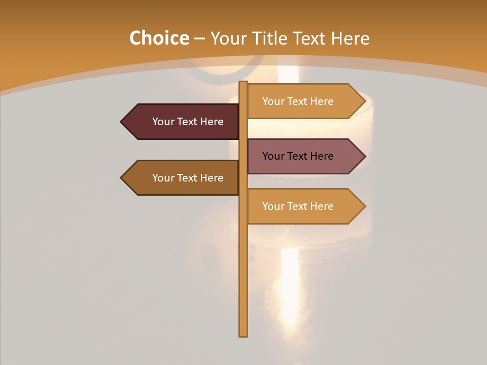 Singing Musician Lights PowerPoint Template