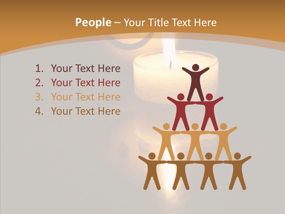 Singing Musician Lights PowerPoint Template