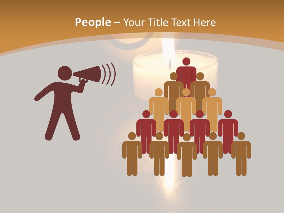 Singing Musician Lights PowerPoint Template