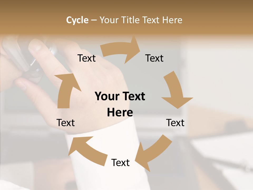 People Talk Laptop PowerPoint Template