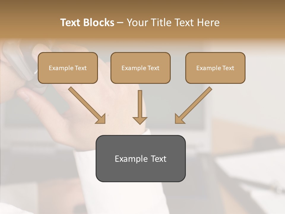 People Talk Laptop PowerPoint Template