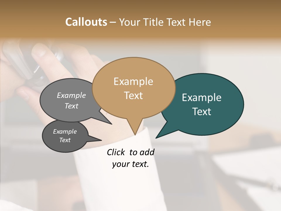 People Talk Laptop PowerPoint Template