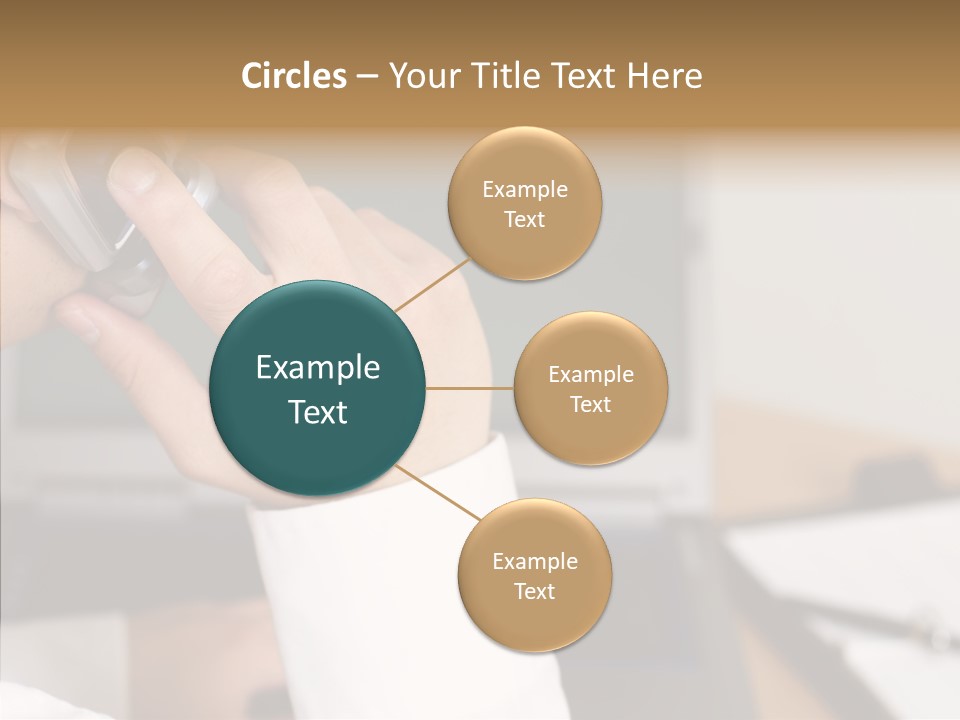 People Talk Laptop PowerPoint Template