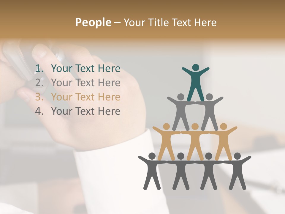 People Talk Laptop PowerPoint Template