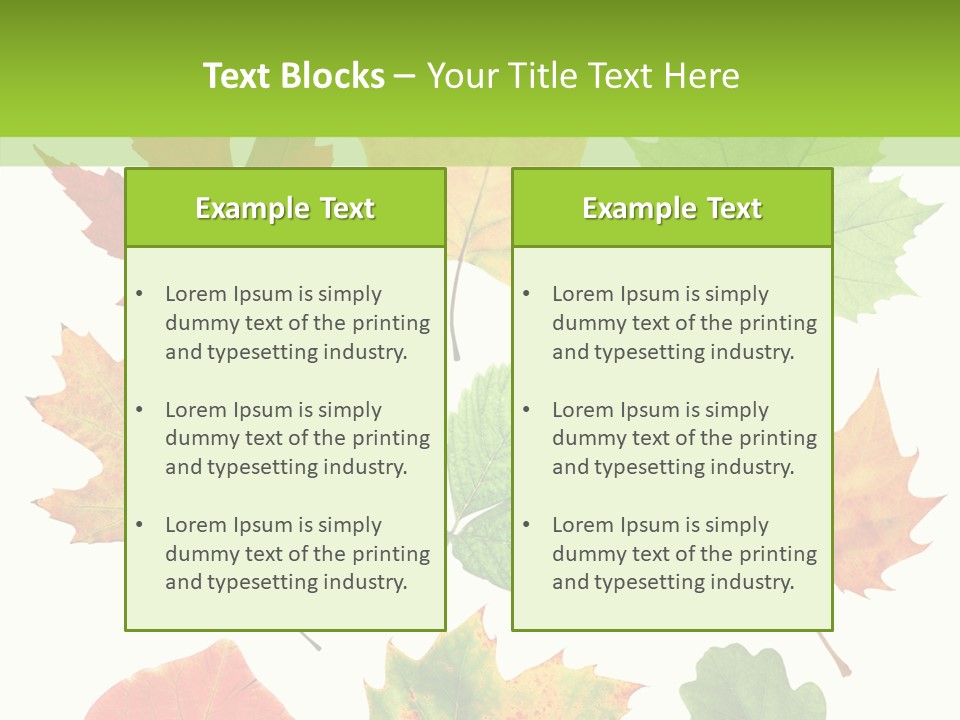 Flora Isolated Summer PowerPoint Template