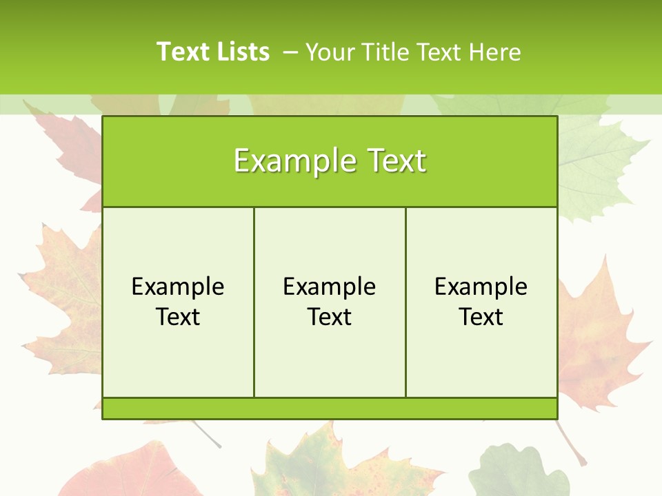 Flora Isolated Summer PowerPoint Template
